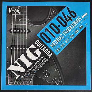 Corda Para Guitarra 010 N-64 NIG