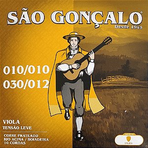Corda Para Viola Cobre Prateado Tensão Leve Cebolão em Mi São Gonçalo
