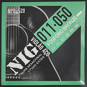Corda Para Violão 011 NPB-520 Phosphor Bronze NIG