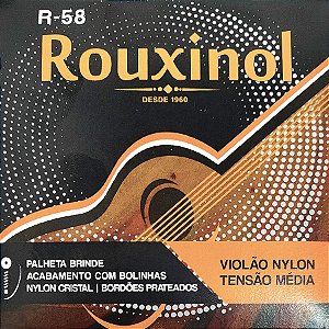 Corda Para Violão Nylon R-58 Rouxinol
