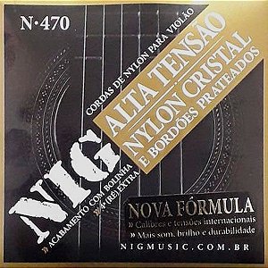 Corda Para Violão Nylon Tensão Alta N-470 NIG