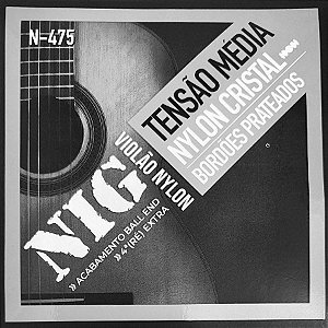 Corda Para Violão Nylon Tensão Media N-475 Nig