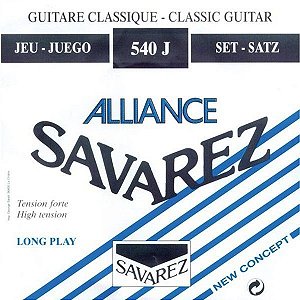 Corda Para Violão Nylon 540j Alta Tensão Alliance Savarez