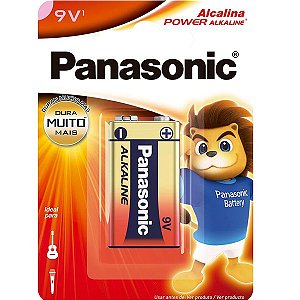 Bateria Alcalina 9v Power Alkaline Panasonic