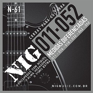 Corda Para Guitarra 011 Evolution N-61 Nig