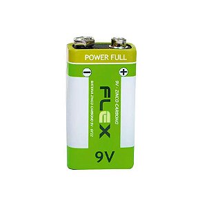 Bateria Zinco Carbono 9V FX-9Z1A Flex