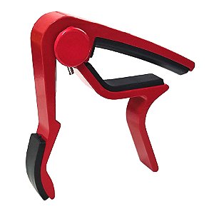 Braçadeira Capotraste Para Violão Aço e Guitarra MT-10 Vermelha MYTH