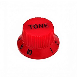 Knob Plástico Tradicional Strato Tone Vermelho