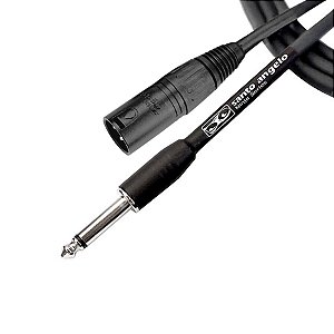Cabo Para Microfone XLR Macho/P10 Ninja 4,57M Santo Angelo