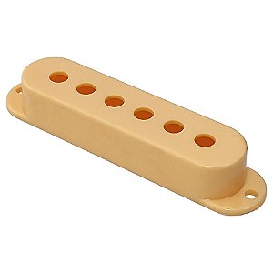 Capa Para Captador de Guitarra Stratocaster Single 48mm Creme
