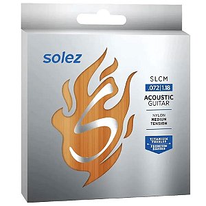 Corda Para Violão Nylon Tensão Média .072 SLCH Solez