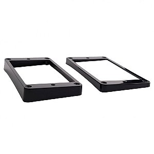 Kit Moldura Captador Humbucker Les Paul Preto