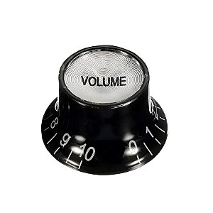 Knob Acrílico Top Hat Volume Preto