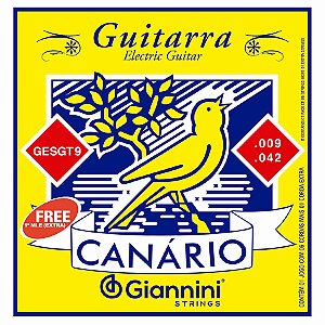 Corda Para Guitarra .009 Canário Giannini