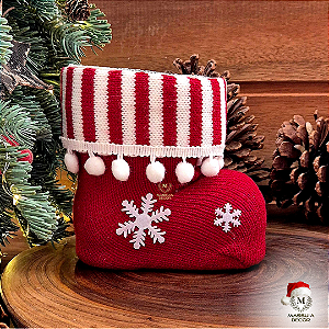 Botinha do Noel com Neve