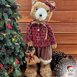 Ursa com Casaco Vermelho