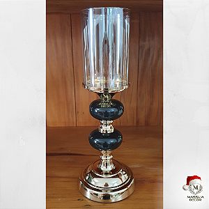 Castiçal Preto/Dourado M