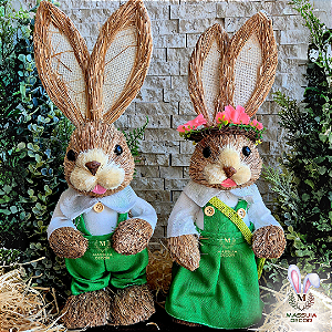 Casal de Coelhos Sr. e Sra. Green