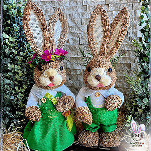 Casal de Coelhos Sr. e Sra. Green