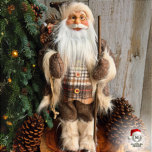 Papai Noel com Cajado M
