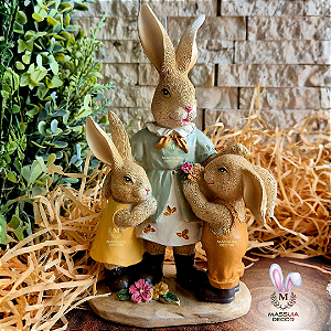 Família de Coelhos Fazendinha