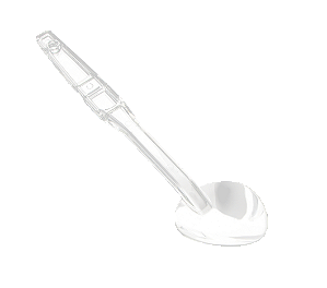 COLHER SÓLIDA 33cm policarbonato - cristal