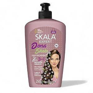 Creme Para Pentear Dona Skala Com Protetor Térmico Skala 250g