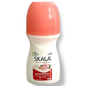 Desodorante Roll-On Skala Rosas e Amendoas 60ml Feminino