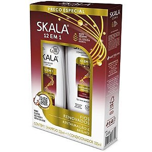 Kit Shampoo e Condicionador Skala 12 em 1