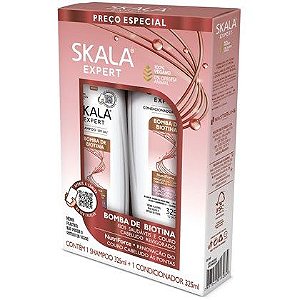 Kit Skala Bomba De Biotina Shampoo E Condicionador