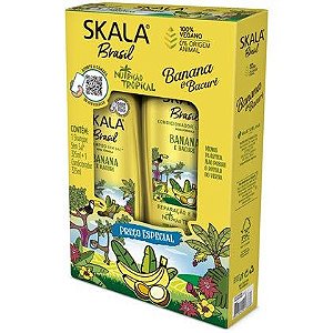 Kit Skala Shampoo e Condicionador Banana e Bacuri Nutrição