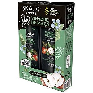 Kit Skala Shampoo e Condicionador Vinagre de Maçã