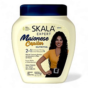 Skala Creme De Tratamento Maionese Capilar Cronograma Nutrição p/ Cabelo Crespos e Cacheados