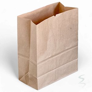 100 Sacos Kraft Delivery Médio Fast Food Entregas 24x28x12