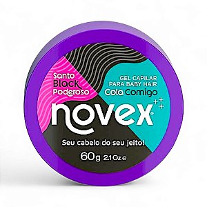 Gel Cola Comigo Novex Meus Cachos Santo Black Poderoso 60G