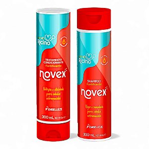 kit Novex Doctor Rícino Shampoo E Condicionador 300ml Cada