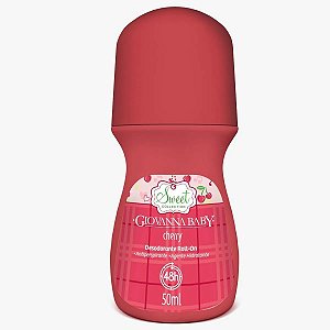 Desodorante Giovanna Baby Roll-on Antiperspirante Cherry 48 Horas - Sweet Collection