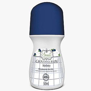 Desodorante Giovanna Baby Roll-on Blueberry 48 Horas - Sweet Collection