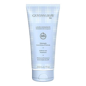 Loção Hidratante Desodorante Giovanna Baby Blue 200ml 48h