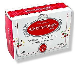 Sabonete Vegetal Giovanna Baby Sweet Cherry 90g Vegano