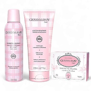 Kit Giovanna Baby Classic Desodorante + Hidratante + Sabonete