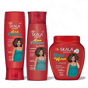 Kit Skala Potão Do Amor Shampoo + Condicionador + Creme de Tratamento