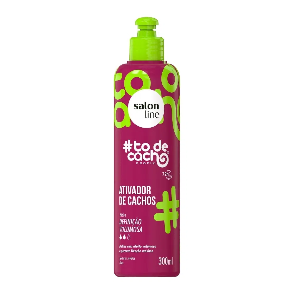 Ativador De Cachos Hidra Definição Volusmosa #ToDeCacho Salon Line 300ml