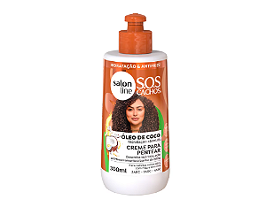 Creme para Pentear S.O.S Cachos Coco Salon line 300ml