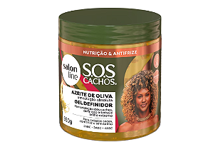 Gel Definidor SOS Cachos Azeite de Oliva Salon Line 550g