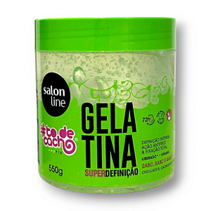 Gelatina #todecacho Super Definição Salon Line 550g