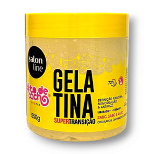 Gelatina #todecacho Super Transição Capilar Salon Line 550g