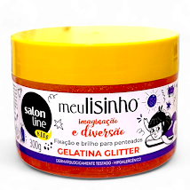 Gelatina Fixação Glitter Meu Lisinho Salon Line Kids 300g