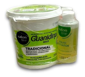 Guanidina Tradicional Mild Alisa E Relaxa Salon Line 215g