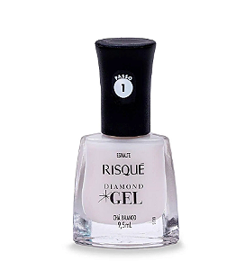 Esmalte Risqué Diamond Gel Chá Branco 9,5ml